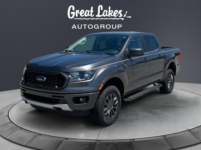 2020 Ford Ranger XLT in Magnetic — front three-quarter view