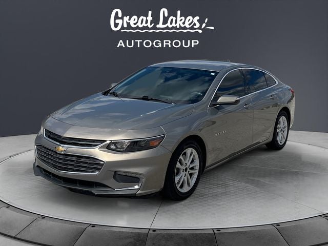 2018 Chevrolet Malibu LT in Pepperdust Metallic — front three-quarter view