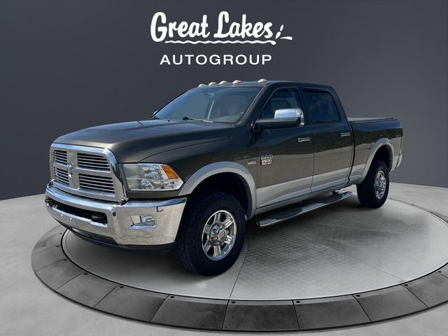 2012 RAM 2500 Laramie in Sagebrush Pearlcoat — front three-quarter view