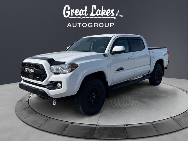 2020 Toyota Tacoma SR5 V6 in Ice Cap — front three-quarter view