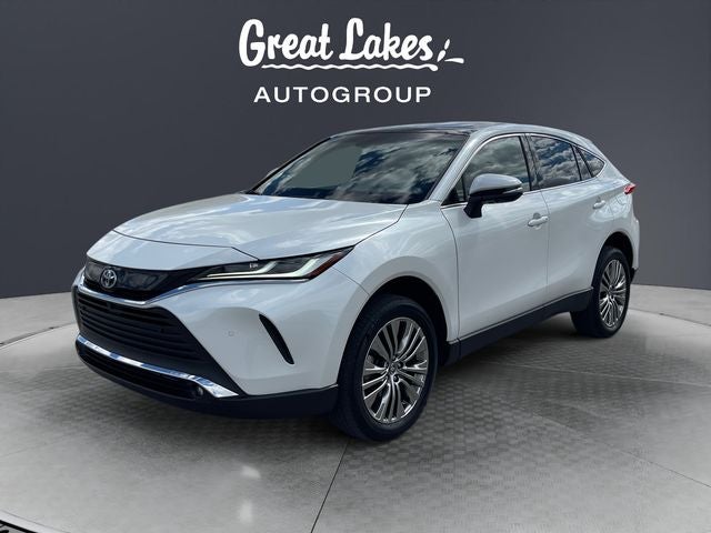 2024 Toyota Venza Limited in Wind Chill Pearl — front three-quarter view