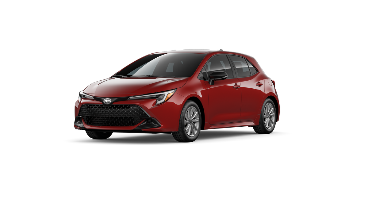 2026 Toyota Corolla Hatchback SE in Finish Line Red <a role='button' class='viewDgDisclaimersButton' data-toggle='modal'...